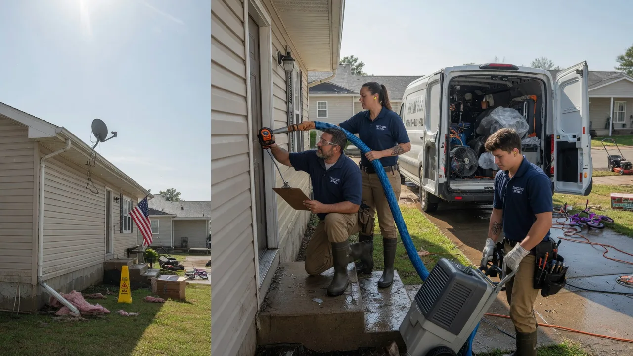 Ceiling Water Damage Restoration in Crawfordsville, OR near me